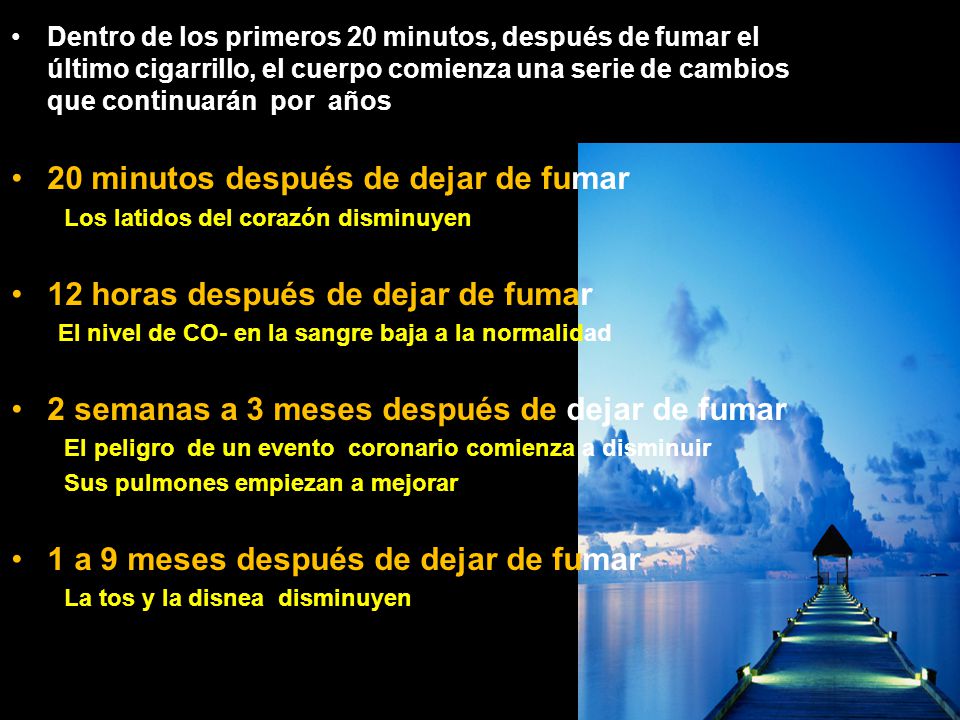 La indigestión que ha dejado fumar